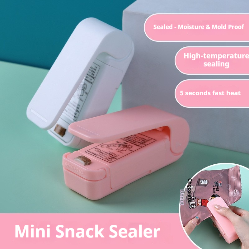 Food Snacks Packaging - Snack-Versiegelungsmaschine Mini Plastikversiegelungsmaschine Verpackung Haushalt Plastiktüten