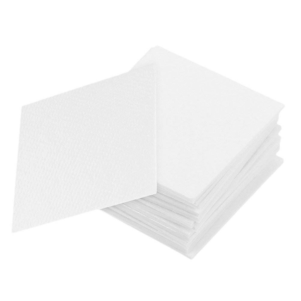 Food Snacks With Fiber - 100 Stück 3 cm quadratische weiße