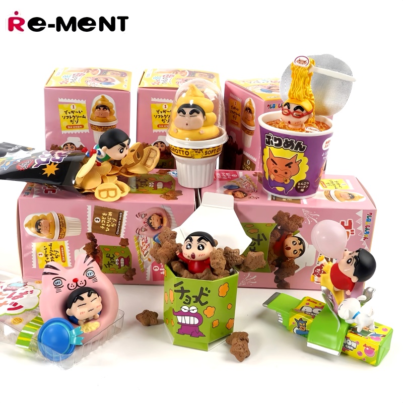 Food Snacks Packaging - Auf Lager: Re-ment Crayon Shin-chan Super