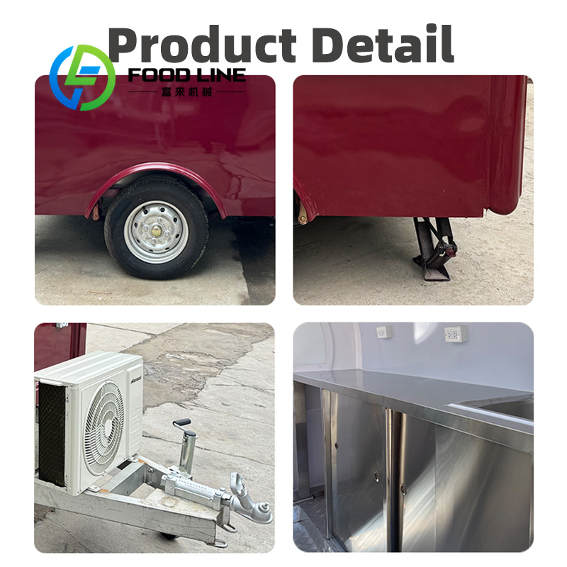 Food-Trailer, mobiler Imbisswa – Food Snacks Corner Bewertung und Preis