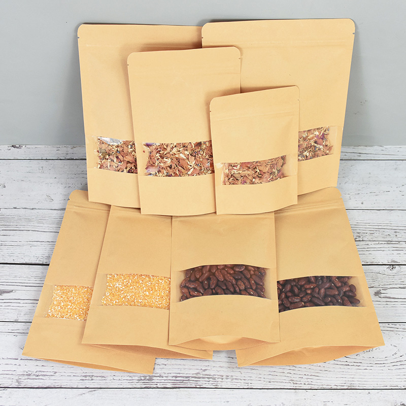 20/50 stücke Kraft Papier Zip- – Food Snacks Gifts Bewertung und Preis